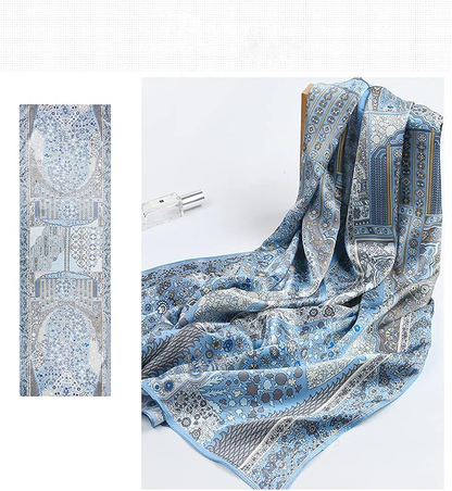 4 Pcs or2 Pcs 27 inches Silk Feel Satin Square Head Scarves for Women Neck Hair Scarves Hair Bandanas Neckerchief Fashion
