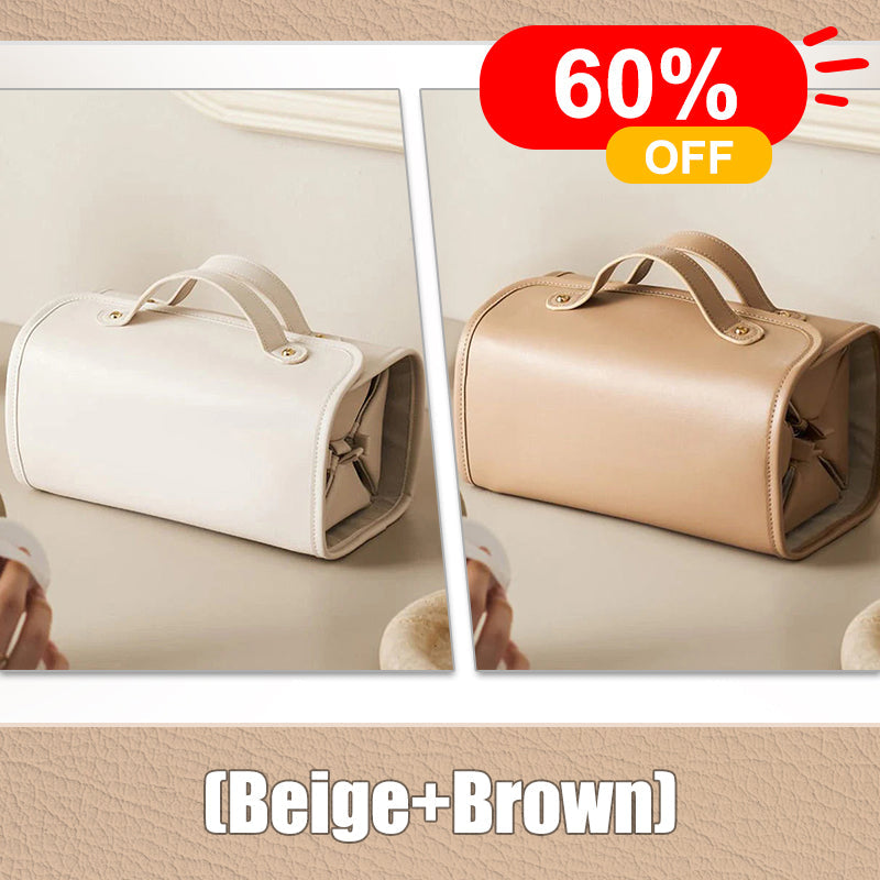 🔥LAST DAY 49%OFF Leather Waterproof Cosmetic Bag