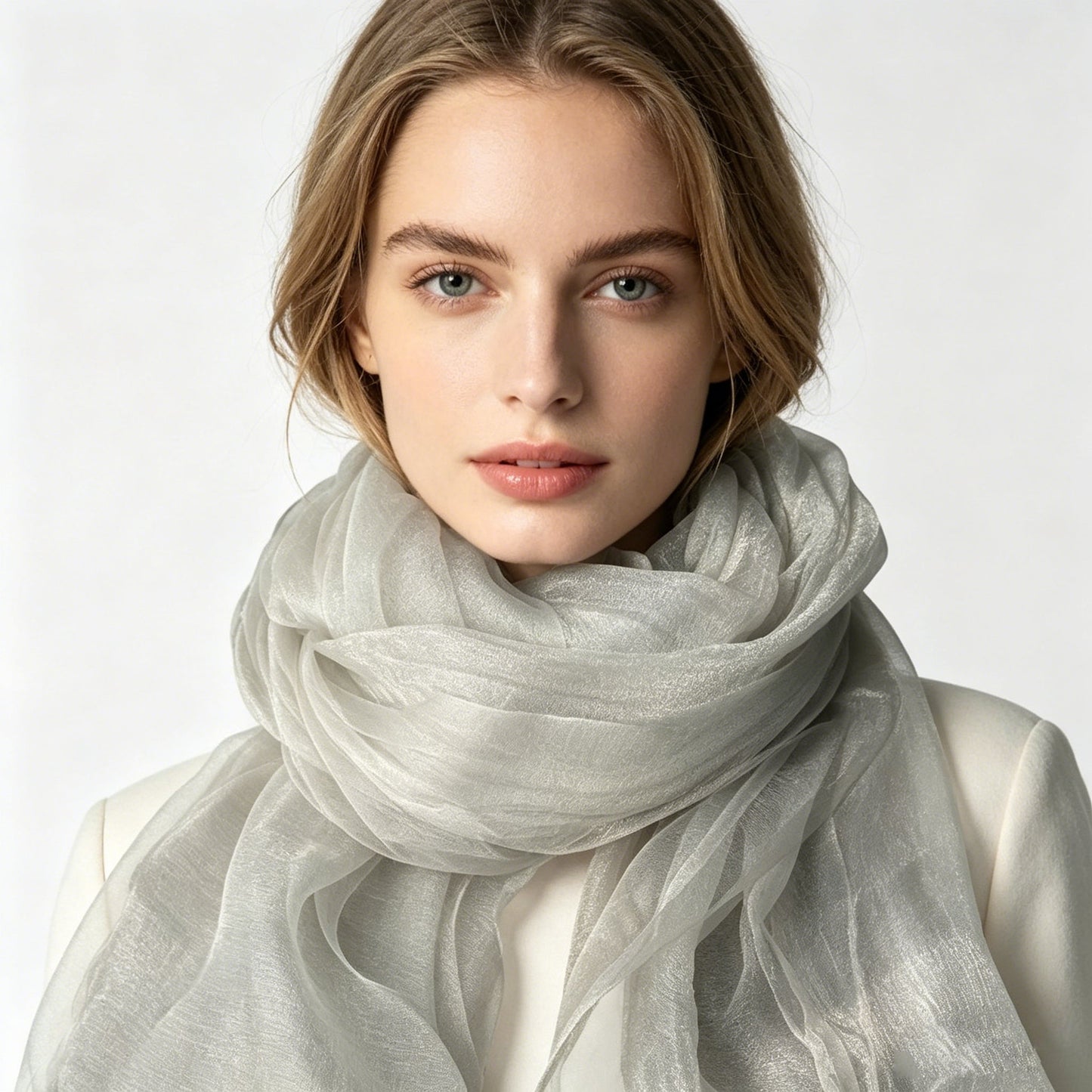 Elegant Silk Blend Shawl