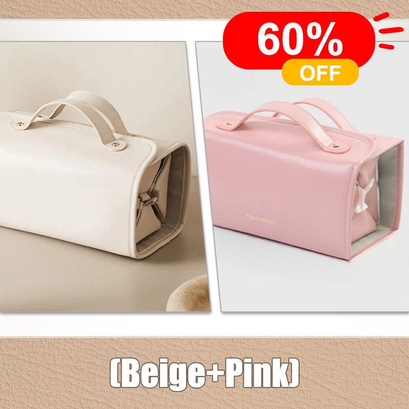 🔥LAST DAY 49%OFF Leather Waterproof Cosmetic Bag