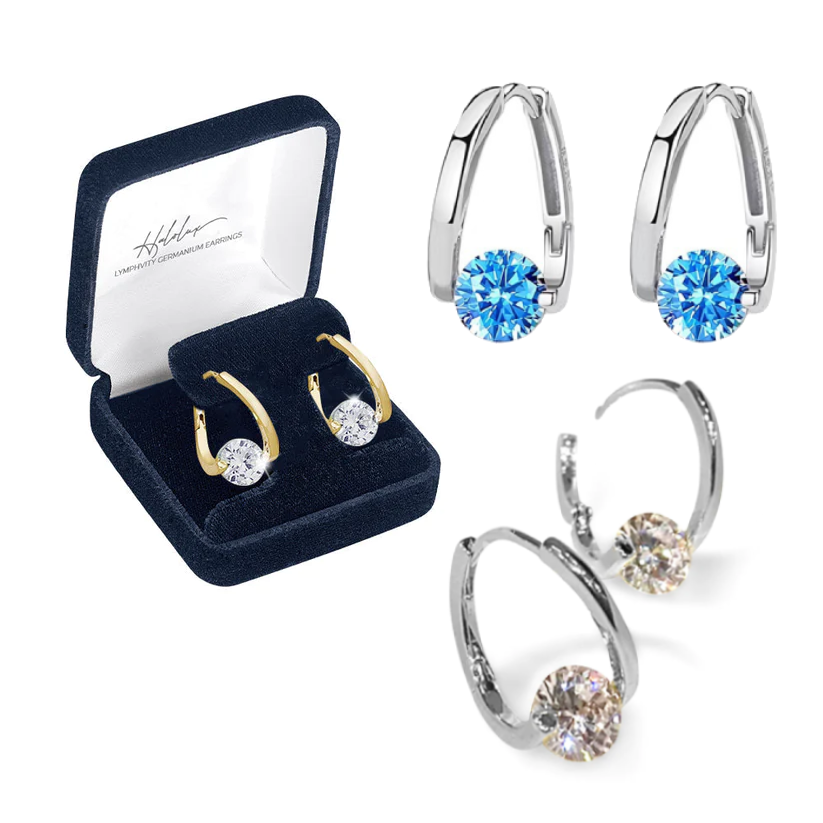 🔥Classic Sparkling Zircon Huggie Earrings | Minimalist Luxury Geometric Hoop Earrings for Women