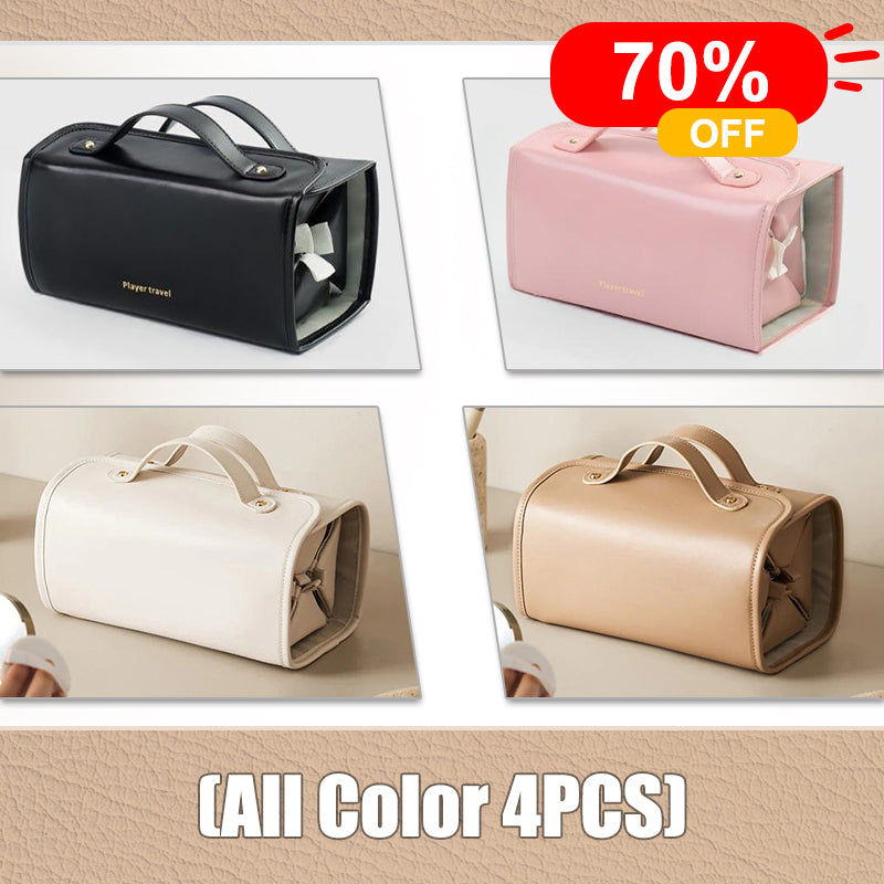 🔥LAST DAY 49%OFF Leather Waterproof Cosmetic Bag