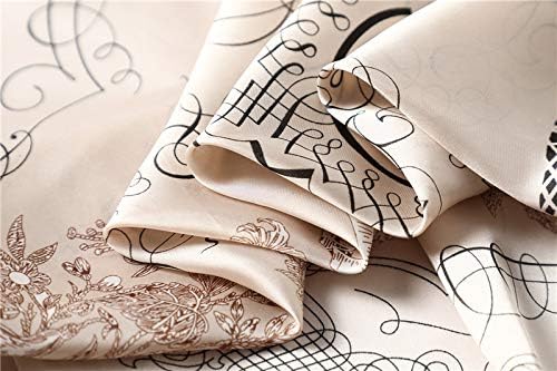 100% Pure Mulberry Silk Scarf 35'' Large Square Lightweight Headscarf Womens Hair Wraps-With Gift Packed