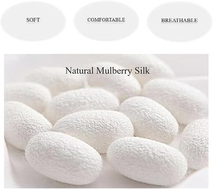 100% Mulberry Silk Hair Scarf Head Sleeping Wrap Satin Head Scarf for Women