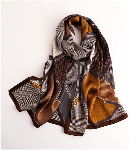 4 Pcs or2 Pcs 27 inches Silk Feel Satin Square Head Scarves for Women Neck Hair Scarves Hair Bandanas Neckerchief Fashion