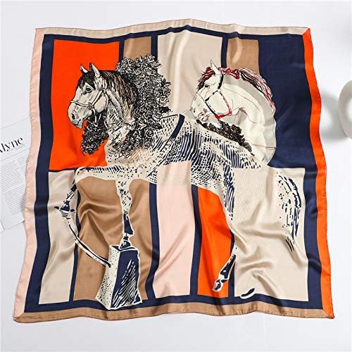 100% Pure Mulberry Silk Scarf 35'' Large Square Lightweight Headscarf –Women’s Hair Wraps-With Gift Packed