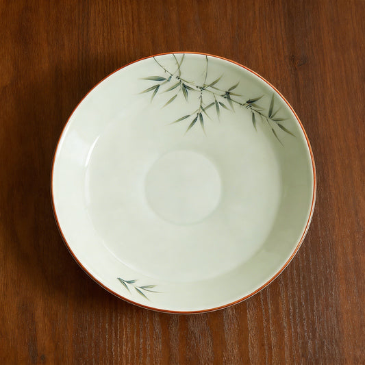Hand-Painted Ink Bamboo Artisan Ceramic Tableware