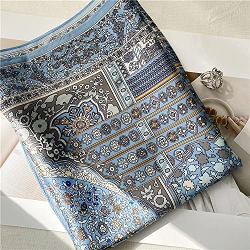 4 Pcs or2 Pcs 27 inches Silk Feel Satin Square Head Scarves for Women Neck Hair Scarves Hair Bandanas Neckerchief Fashion