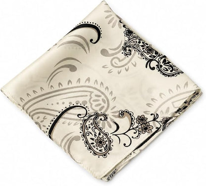 100% Silk Pocket Square 13.7” Solid Color for Men Wedding Party Handkerchief Gentleman