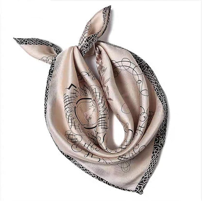 100% Pure Mulberry Silk Scarf 35'' Large Square Lightweight Headscarf Womens Hair Wraps-With Gift Packed
