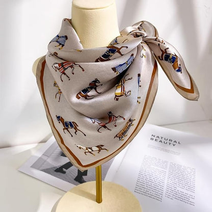 100% Mulberry Silk Hair Scarf Head Sleeping Wrap Satin Head Scarf for Women
