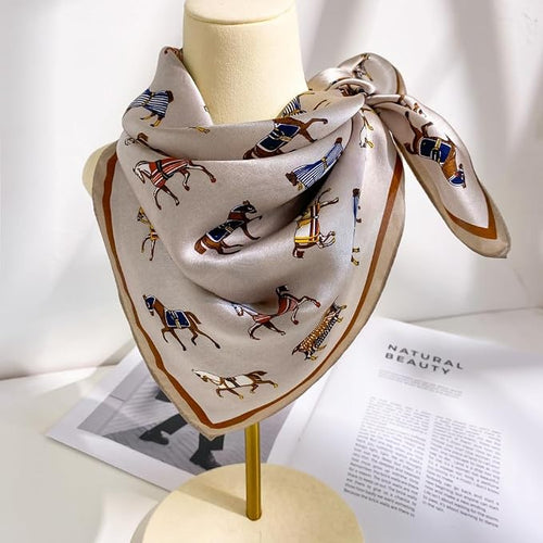100% Mulberry Silk Hair Scarf Head Sleeping Wrap Satin Head Scarf for Women