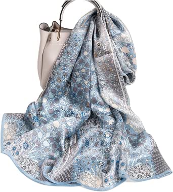 4 Pcs or2 Pcs 27 inches Silk Feel Satin Square Head Scarves for Women Neck Hair Scarves Hair Bandanas Neckerchief Fashion