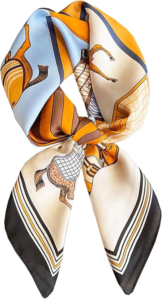 Hair Bandanas Scarf For Women Lightweight Fashion Neck Silk Satin Head Scarves For Sleeping Handbags Scarf