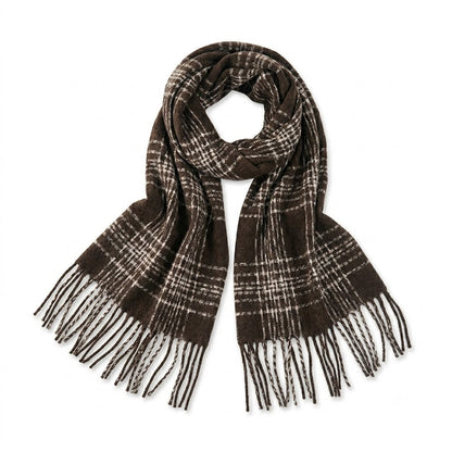Retro Knitted Winter Scarf