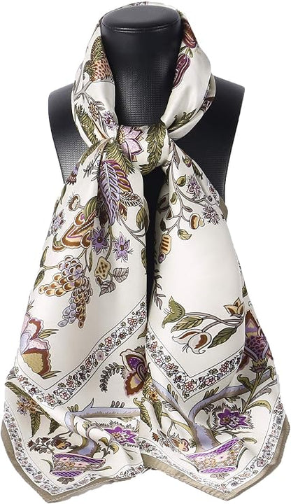 100% Silk Scarves, Extra-Large and XX-Large
