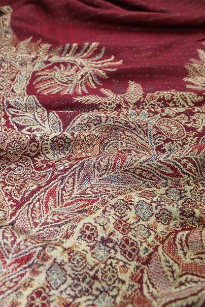 Reversible Paisley Pashmina Rave Scarf, Shawls and Wraps for Evening Dress, Exotic Indian Scarves for All Season