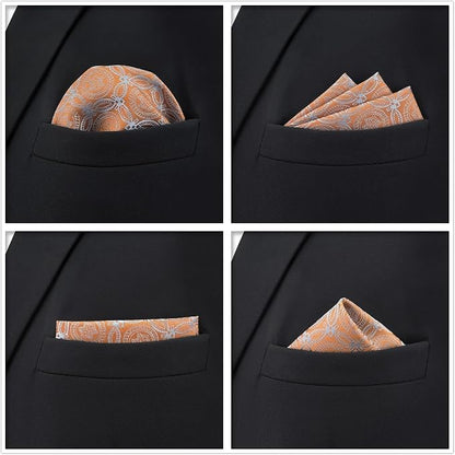 5 Assorted Handkerchiefs for Men Square Size One Size