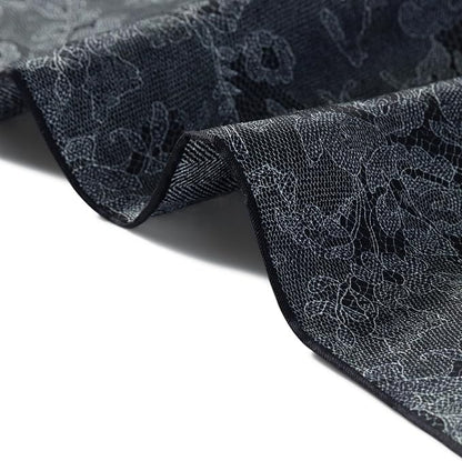 100% Mulberry Silk Twill Scarf,Geometric Pattern Headscarf Shawl and Neck,Artistic Scarf Gift for Women Girls