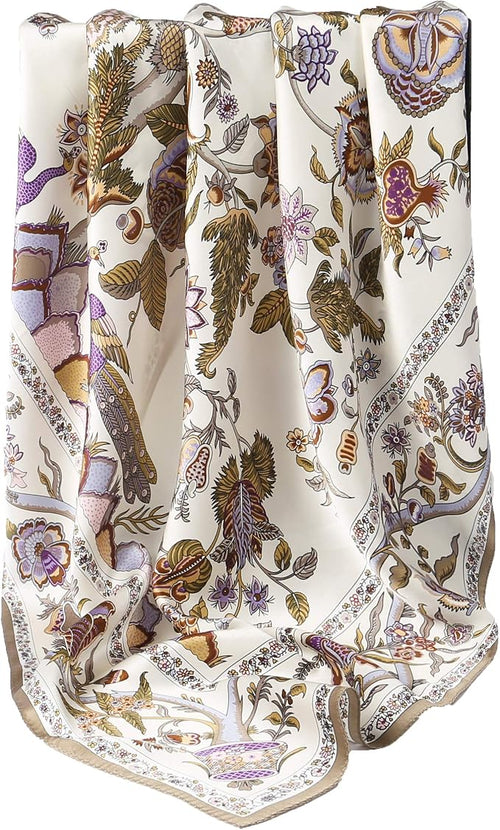 100% Silk Scarves, Extra-Large and XX-Large