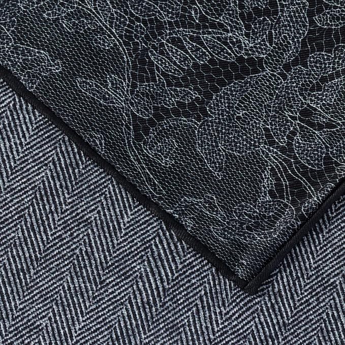 100% Mulberry Silk Twill Scarf,Geometric Pattern Headscarf Shawl and Neck,Artistic Scarf Gift for Women Girls