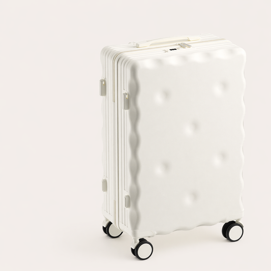 Textured Hard Shell Spinner Luggage