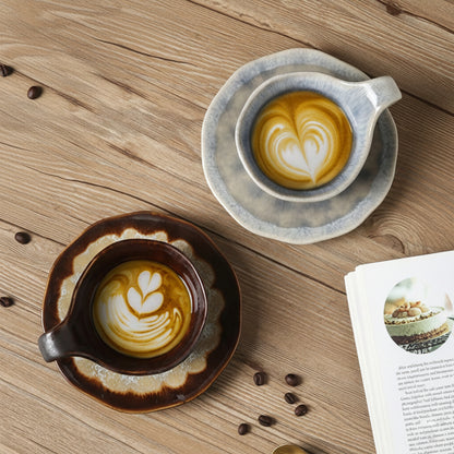 Kiln-Glazed Artisanal Coffee Set