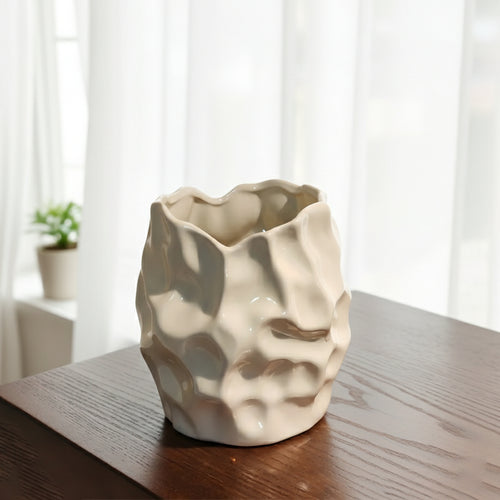 Wabi-Sabi Inspired Artisan Ceramic Vase