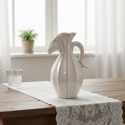 The Nordic Cream Abstract Vase
