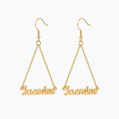 Aleyna Name Dangle Earrings