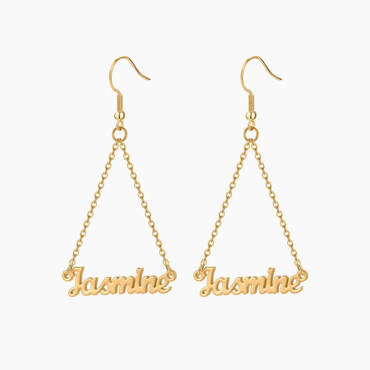 Aleyna Name Dangle Earrings