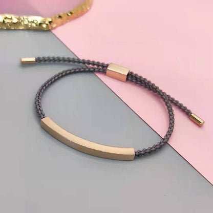 Nora Double Meaning Inspirational Tube Bracelet