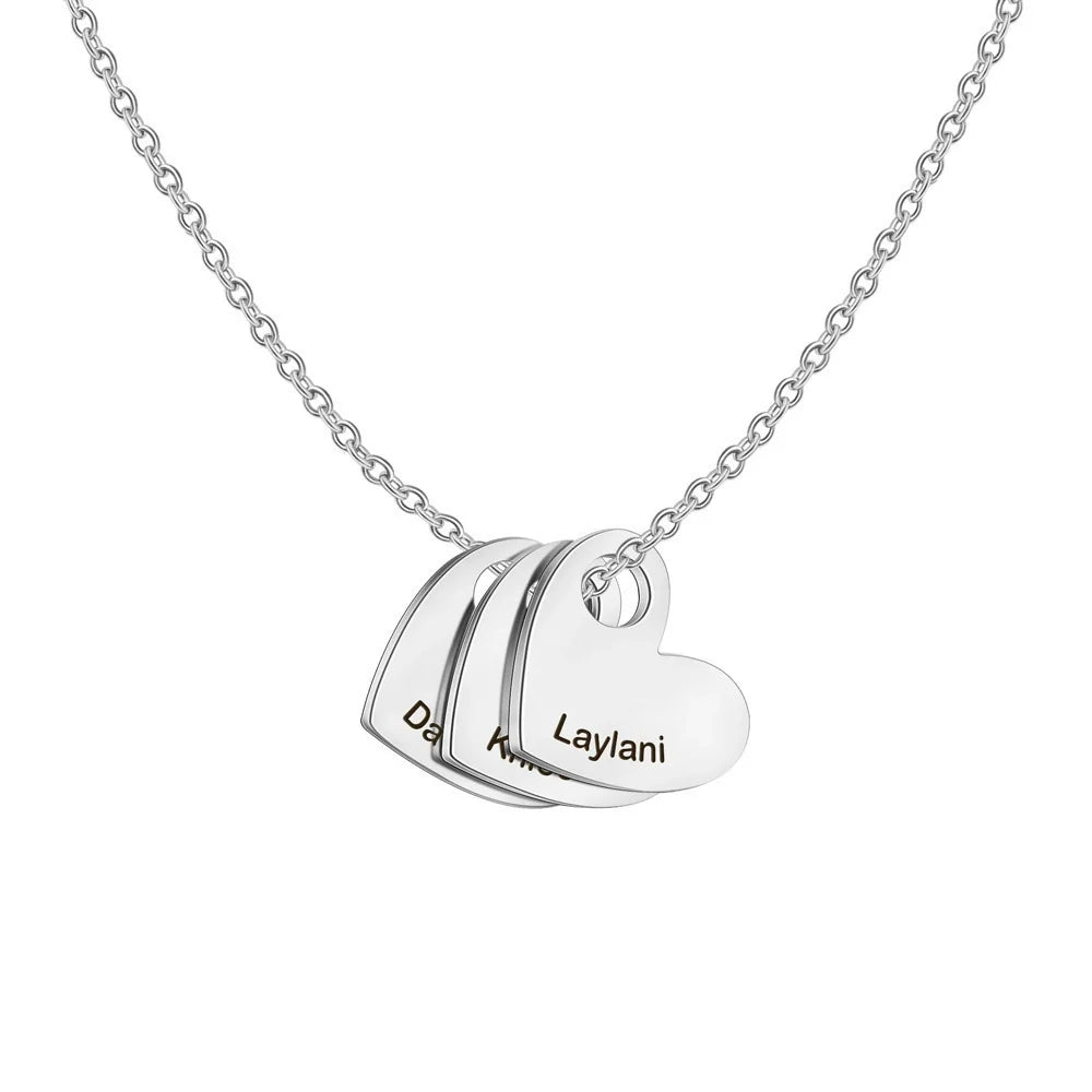 Madelyn Triple-Heart Necklace