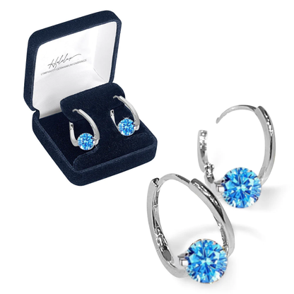 🔥Classic Sparkling Zircon Huggie Earrings | Minimalist Luxury Geometric Hoop Earrings for Women