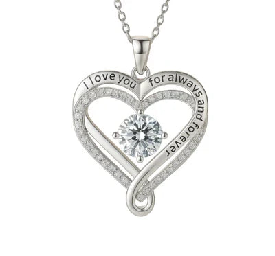 ODALIT-Engraved Heart Necklace for Wife