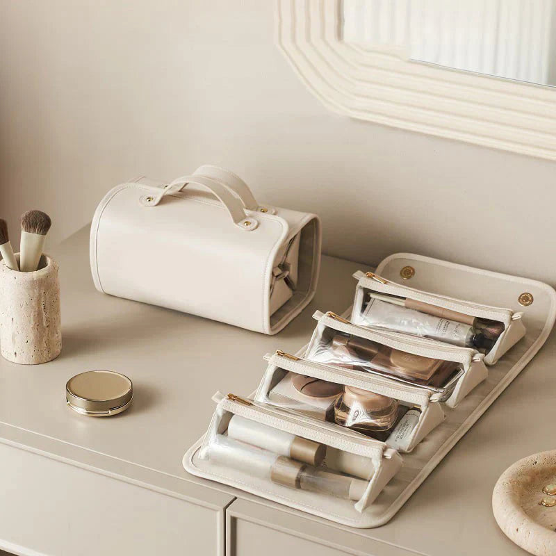 🔥LAST DAY 49%OFF Leather Waterproof Cosmetic Bag