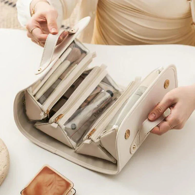 🔥LAST DAY 49%OFF Leather Waterproof Cosmetic Bag