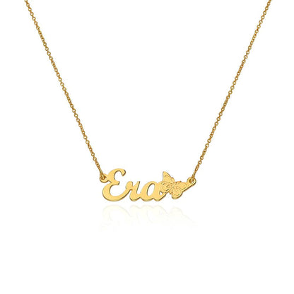 Amelia Butterfly Name Necklace